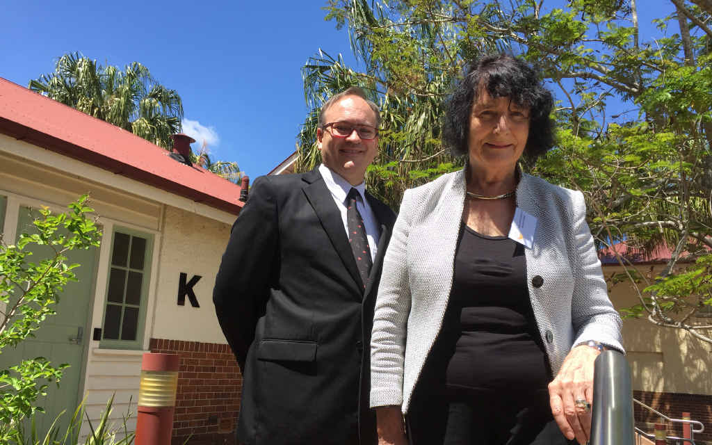 TALKING LANGUAGES: USQ Associate Professors Warren Midgley and Shirley O’Neill at the 2015 International Conference on Deep Languages Education Policy and Practice. TALKING LANGUAGES: USQ Associate Professors Warren Midgley and Shirley O’Neill at the 2015 International Conference on Deep Languages Education Policy and Practice.